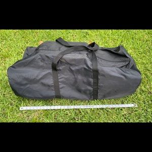 Vintage Black Duffle Bag